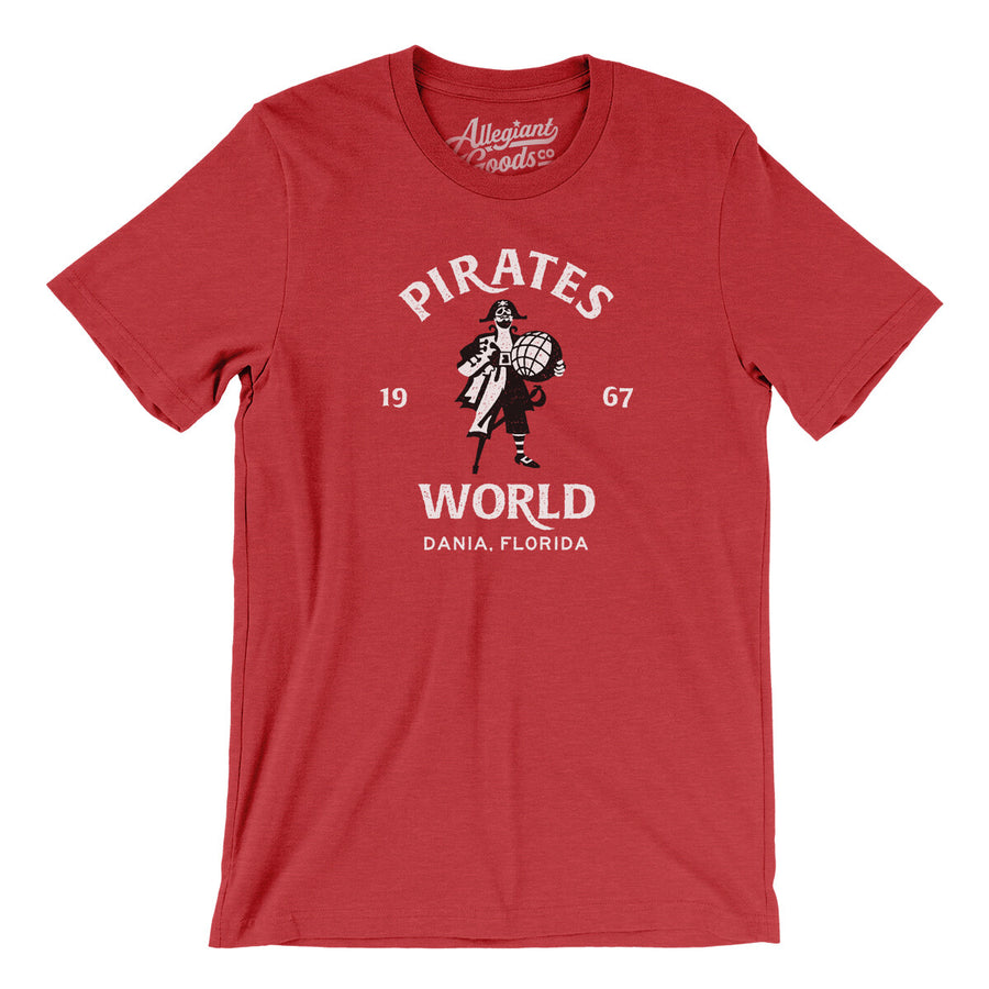 Mtr Pirates World Amusement Park Men/Unisex T-Shirt Heather Red / M