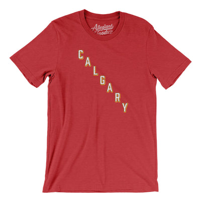 Calgary Hockey Jersey Men/Unisex T-Shirt-Heather Red-Allegiant Goods Co. Vintage Sports Apparel