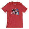 Arkansas Riverblades Men/Unisex T-Shirt-Heather Red-Allegiant Goods Co. Vintage Sports Apparel