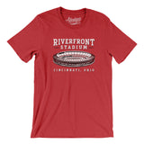 Riverfront Stadium Cincinnati Men/Unisex T-Shirt-Allegiant Goods Co. Vintage Sports Apparel