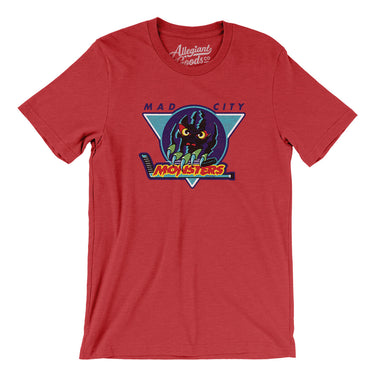 Madison Monsters Men/Unisex T-Shirt-Allegiant Goods Co. Vintage Sports Apparel