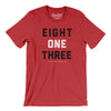 Tampa 813 Men/Unisex T-Shirt-Heather Red-Allegiant Goods Co. Vintage Sports Apparel