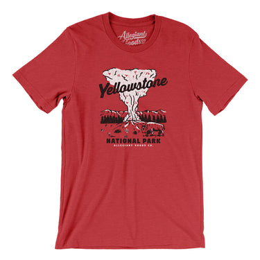 Yellowstone National Park Old Faithful Men/Unisex T-Shirt-Allegiant Goods Co. Vintage Sports Apparel