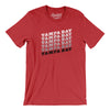 Tampa Bay Vintage Repeat Men/Unisex T-Shirt-Heather Red-Allegiant Goods Co. Vintage Sports Apparel