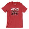 Zion National Park Men/Unisex T-Shirt-Heather Red-Allegiant Goods Co. Vintage Sports Apparel