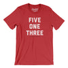 Cincinnati 513 Men/Unisex T-Shirt-Heather Red-Allegiant Goods Co. Vintage Sports Apparel