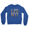 Lfg Nyi Midweight French Terry Crewneck Sweatshirt-Heather Royal-Allegiant Goods Co. Vintage Sports Apparel