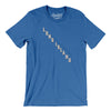 Long Island Hockey Jersey Men/Unisex T-Shirt-Heather True Royal-Allegiant Goods Co. Vintage Sports Apparel