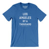 Los Angeles Baseball By A Thousand Men/Unisex T-Shirt-Heather True Royal-Allegiant Goods Co. Vintage Sports Apparel