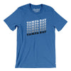Tampa Bay Vintage Repeat Men/Unisex T-Shirt-Heather True Royal-Allegiant Goods Co. Vintage Sports Apparel