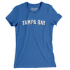 Tampa Bay Varsity Women's T-Shirt-Heather True Royal-Allegiant Goods Co. Vintage Sports Apparel