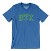 Dtx Varsity Men/Unisex T-Shirt-Heather True Royal-Allegiant Goods Co. Vintage Sports Apparel