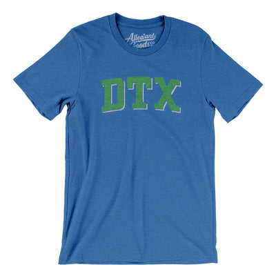 Dtx Varsity Men/Unisex T-Shirt-Heather True Royal-Allegiant Goods Co. Vintage Sports Apparel