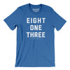 Tampa 813 Men/Unisex T-Shirt-Heather True Royal-Allegiant Goods Co. Vintage Sports Apparel