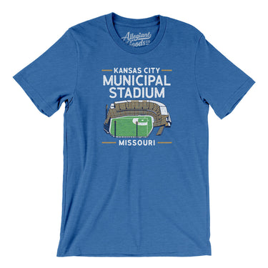 Kansas City Municipal Stadium Men/Unisex T-Shirt-Allegiant Goods Co. Vintage Sports Apparel