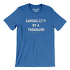 Kansas City By A Thousand Men/Unisex T-Shirt-Heather True Royal-Allegiant Goods Co. Vintage Sports Apparel