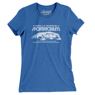 Hollywood Sportatorium Women's T-Shirt-Allegiant Goods Co. Vintage Sports Apparel