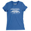 Hollywood Sportatorium Women's T-Shirt-Heather True Royal-Allegiant Goods Co. Vintage Sports Apparel