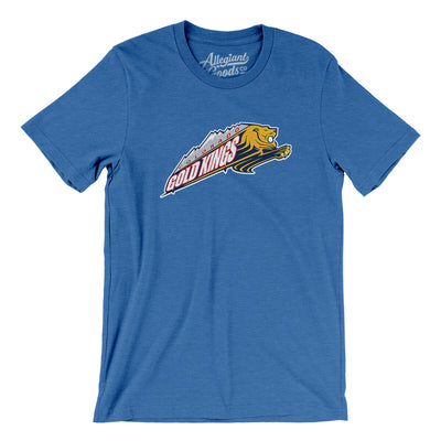 Colorado Gold Kings Men/Unisex T-Shirt-Heather True Royal-Allegiant Goods Co. Vintage Sports Apparel