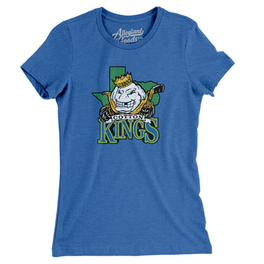 Lubbock Cotton Kings Women's T-Shirt-Allegiant Goods Co. Vintage Sports Apparel