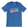 New York Vintage Repeat Men/Unisex T-Shirt-Heather True Royal-Allegiant Goods Co. Vintage Sports Apparel