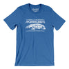 Hollywood Sportatorium Men/Unisex T-Shirt-Heather True Royal-Allegiant Goods Co. Vintage Sports Apparel