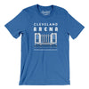 Cleveland Arena Men/Unisex T-Shirt-Heather True Royal-Allegiant Goods Co. Vintage Sports Apparel