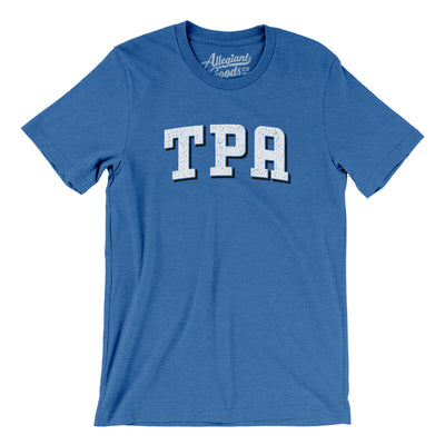 TPA Varsity Men/Unisex T-Shirt-Heather True Royal-Allegiant Goods Co. Vintage Sports Apparel