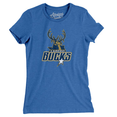 Laredo Bucks Women's T-Shirt-Allegiant Goods Co. Vintage Sports Apparel