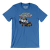 Detroit Falcons Men/Unisex T-Shirt-Heather True Royal-Allegiant Goods Co. Vintage Sports Apparel