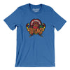 San Angelo Outlaws Men/Unisex T-Shirt-Heather True Royal-Allegiant Goods Co. Vintage Sports Apparel