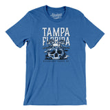 Tampa Florida Pirate Skull Gasparilla Men/Unisex T-Shirt-Allegiant Goods Co. Vintage Sports Apparel