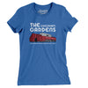 Cincinnati Gardens Arena Women's T-Shirt-Heather True Royal-Allegiant Goods Co. Vintage Sports Apparel