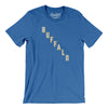 Buffalo Hockey Jersey Men/Unisex T-Shirt-Heather True Royal-Allegiant Goods Co. Vintage Sports Apparel
