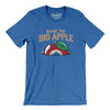 Raise The Big Apple Men/Unisex T-Shirt-Heather True Royal-Allegiant Goods Co. Vintage Sports Apparel