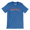 Gainesville Varsity Men/Unisex T-Shirt-Heather True Royal-Allegiant Goods Co. Vintage Sports Apparel