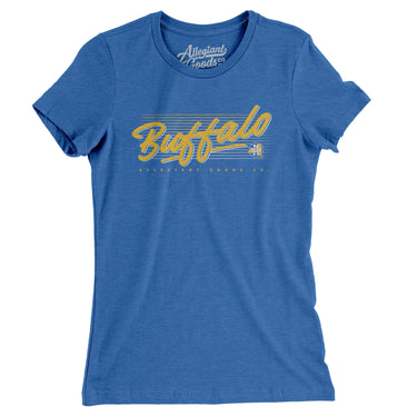 Buffalo Retro Women's T-Shirt-Allegiant Goods Co. Vintage Sports Apparel