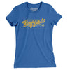 Buffalo Retro Women's T-Shirt-Heather True Royal-Allegiant Goods Co. Vintage Sports Apparel
