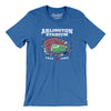 Arlington Stadium Men/Unisex T-Shirt-Heather True Royal-Allegiant Goods Co. Vintage Sports Apparel