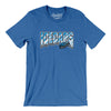 Raleigh Icecaps Hockey Men/Unisex T-Shirt-Heather True Royal-Allegiant Goods Co. Vintage Sports Apparel