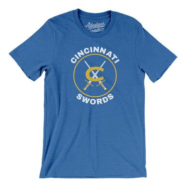 Cincinnati Swords Hockey Men/Unisex T-Shirt-Allegiant Goods Co. Vintage Sports Apparel