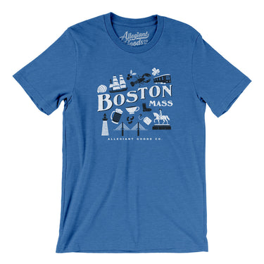 Boston Things Men/Unisex T-Shirt-Allegiant Goods Co. Vintage Sports Apparel