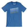 Kansas City Vintage Repeat Men/Unisex T-Shirt-Heather True Royal-Allegiant Goods Co. Vintage Sports Apparel