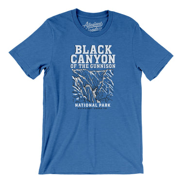 Black Canyon Of The Gunnison National Park Men/Unisex T-Shirt-Allegiant Goods Co. Vintage Sports Apparel