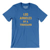 Los Angeles By A Thousand Men/Unisex T-Shirt-Heather True Royal-Allegiant Goods Co. Vintage Sports Apparel