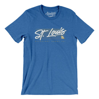 St. Louis Retro Men/Unisex T-Shirt-Allegiant Goods Co. Vintage Sports Apparel