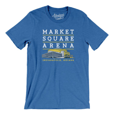 Market Square Arena Indianapolis Men/Unisex T-Shirt-Allegiant Goods Co. Vintage Sports Apparel