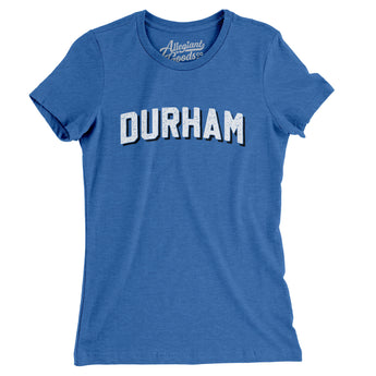 Durham Varsity Women's T-Shirt-Allegiant Goods Co. Vintage Sports Apparel