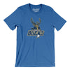 Laredo Bucks Men/Unisex T-Shirt-Heather True Royal-Allegiant Goods Co. Vintage Sports Apparel