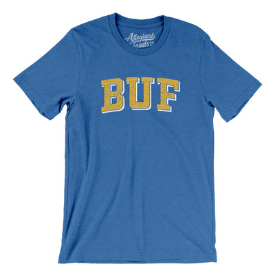 BUF Varsity Men/Unisex T-Shirt-Heather True Royal-Allegiant Goods Co. Vintage Sports Apparel